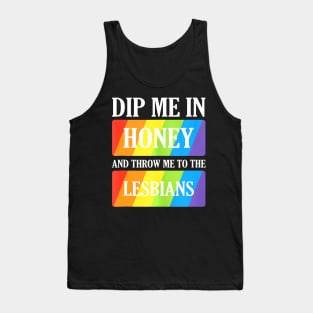 Pride Month Throw Me To The Lesbians Lgbt Tank Top